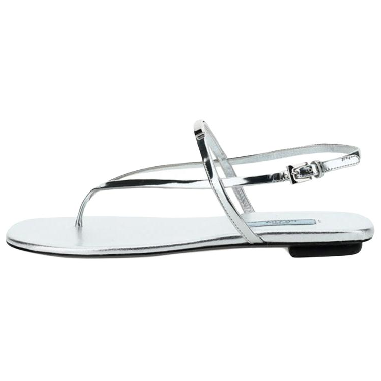 (Women) Prada Calzature Donna Sandal 'Silver' 1Y545M_F005_3AU1_-F_0118