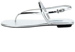 (Women) Prada Calzature Donna Sandal 'Silver' 1Y545M_F005_3AU1_-F_0118 (Women) Prada Calzature Donna Sandal 'Silver' 1Y545M_F005_3AU1_-F_0118