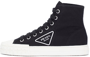 (Women) Prada Canvas High-Top Sneaker 'Black Fashion' 1T232M_2OFZ_F057Z_F_035 (Women) Prada Canvas High-Top Sneaker 'Black Fashion' 1T232M_2OFZ_F057Z_F_035