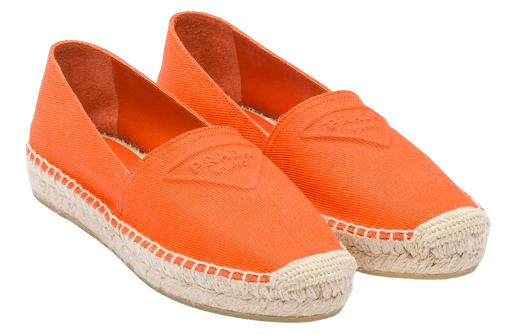 Lookbook (W) Prada Canvas Logo Slip-On Low ''Orange'' Herrenschuhe 1S839M_3LKE_F0049_F_020