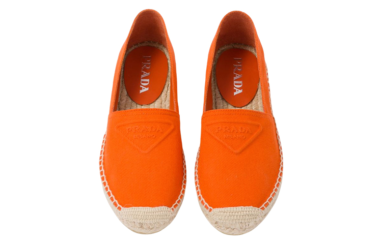 Shop (W) Prada Canvas Logo Slip-On Low ''Orange'' Herrenschuhe 1S839M_3LKE_F0049_F_020