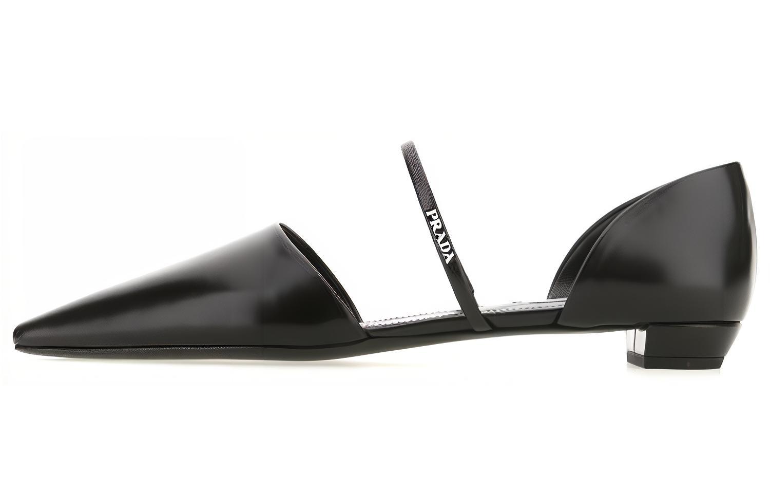 (Women) Prada Casual Leather Sports Sandals 'Black' 1F519M_055_F0002_F_A015