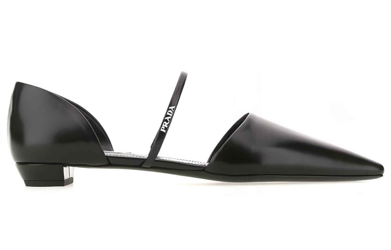 Order (W) Sandales de Sport décontractées en Cuir Prada ''Noir'' 1F519M_055_F0002_F_A015