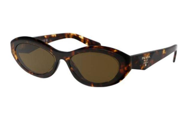 (Women) PRADA Cat-Eye Acetate Tortoiseshell  Sunglasses with Side Logo. 0PR26ZS14L09Z 圖 2
