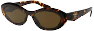 Order (W) Gafas de sol PRADA Cat-Eye de carey con logo lateral. 0PR26ZS14L09Z