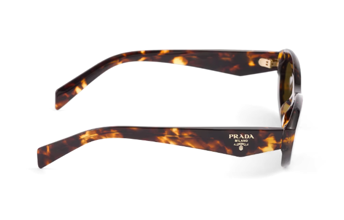 (Women) PRADA Cat Eye Acetate Sunglasses with Side Logo in Tortoiseshell SPR26ZE14LFE09ZCA056 圖 4