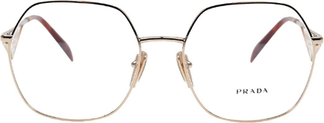 (Women) PRADA Catwalk Irregular Optical Glasses with Side Logo. 0PR-59ZV Details for (Women) PRADA Catwalk Irregular Optical Glasses with Side Logo. 0PR-59ZV