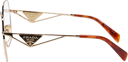 Sizing (W) PRADA Catwalk不規則光學眼鏡配側邊標誌款式. 0PR-59ZV