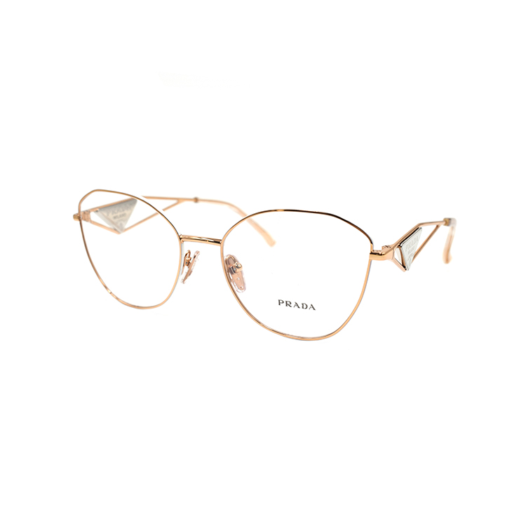 (Women) PRADA Catwalk Metal Irregular Butterfly Optical Glasses Holiday Edition Rose Gold. VPR52Z SVF-1O1