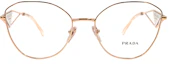 Lookbook (W) プラダ キャットウォーク メタル バタフライ メガネ ホリデー限定 ローズゴールド VPR52Z SVF-1O1