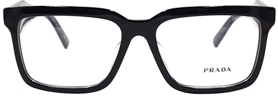 (W) 普拉达时尚优雅黑色方形光学眼镜 VPR10Y-F 1AB-1O1 Lookbook (W) 普拉达时尚优雅黑色方形光学眼镜 VPR10Y-F 1AB-1O1