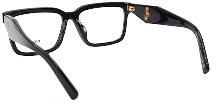 (W) 普拉达时尚优雅黑色方形光学眼镜 VPR10Y-F 1AB-1O1 Shop (W) 普拉达时尚优雅黑色方形光学眼镜 VPR10Y-F 1AB-1O1