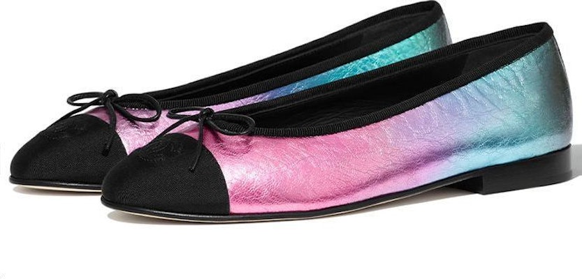 (Women) Prada CHANEL Lambskin & Grosgrain Ballet Flats 'Multicolor' G02819-Y54218-C5057 Lookbook (Women) Prada CHANEL Lambskin & Grosgrain Ballet Flats 'Multicolor' G02819-Y54218-C5057