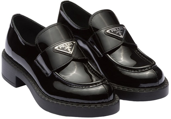 (Women) Prada Chocolate 50mm Loafer 1D246M-JHR-F0002-F-B050 'Black Patent Leather' 1D246M_JHR_F0002_F_B050 Lookbook (Women) Prada Chocolate 50mm Loafer 1D246M-JHR-F0002-F-B050 'Black Patent Leather' 1D246M_JHR_F0002_F_B050