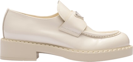 (Women) Prada Chocolate Loafer 'Ivory' 1D246MB-JHR-F0304