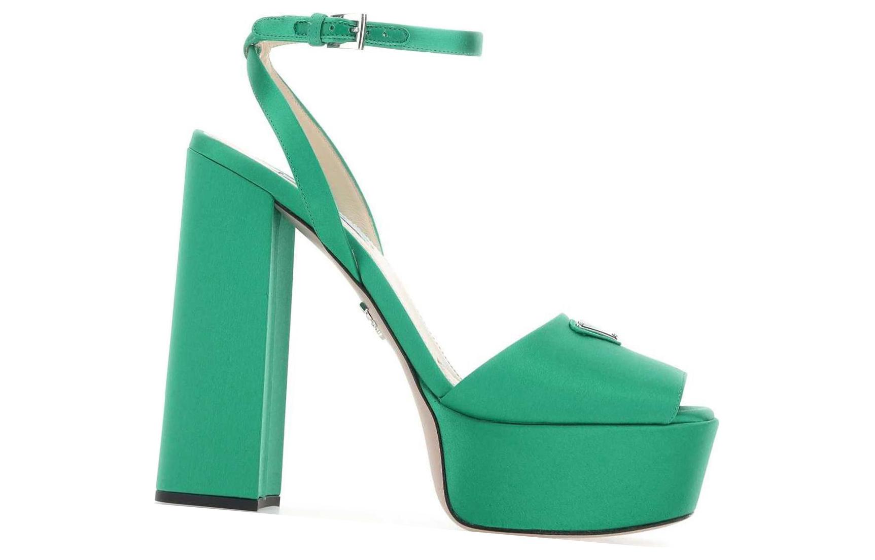 (W) Prada Classic CMFT Slide Sandals 'Green' 圖 2