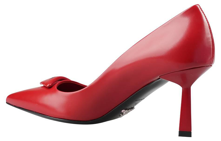 (W) Prada Classic Fashion High Heel 'Red Leather' 圖 3