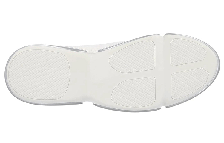 Shop (W) Prada Sepatu Kulit Klasik 'Logo Putih' 1E293I_3K7I_F0J36