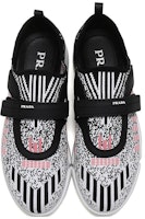 PRADA Cloudbust 織物 低幫 運動休閒鞋 女款 粉白 Shop PRADA Cloudbust 織物 低幫 運動休閒鞋 女款 粉白