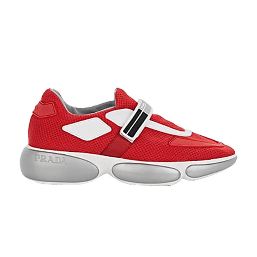 Buy (W) 普拉达Cloudbust网面“红色” 505487957