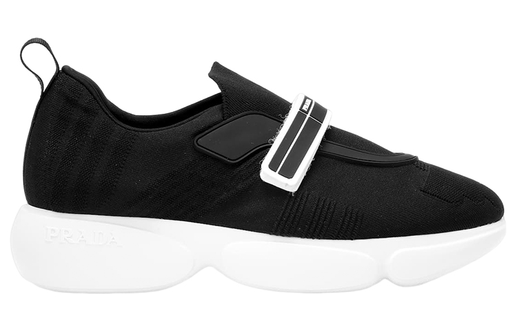 (W) Prada Cloudbust Rubber and Leather Sneakers 'Black White' 圖 2