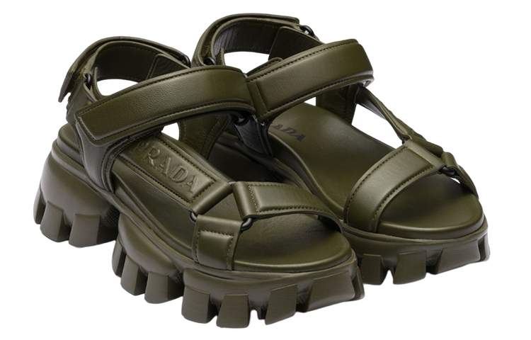 Lookbook (W) Prada Cloudbust Sandalo ''Verde Militare'' 1X832M_038_F0161_F_050