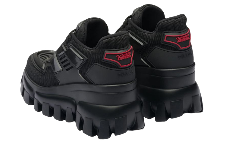 Thunder Sneakers Prada Trainers Womens Black Prada Cloudbust