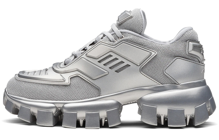 (W) Prada Cloudbust Thunder Sneakers 'Silver'