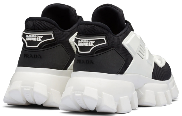 Lookbook (W) Prada Cloudbust Thunder 'Blanco Negro' 1E819L-3KR2-F0967-F050