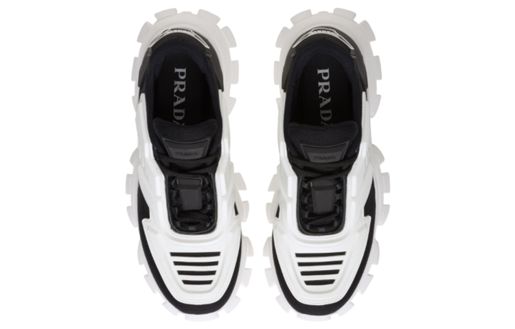 Shop (W) Prada Cloudbust Thunder 'Blanco Negro' 1E819L-3KR2-F0967-F050