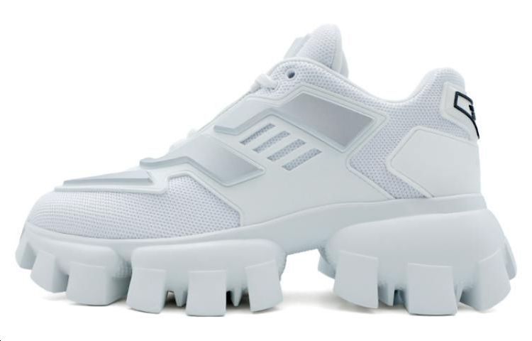 Buy (W) Prada Cloudbust Thunder 'Zapatilla Blanca Tejida de Confort Tipo Dad Shoe'. 1E819L_3LMC_F0J36