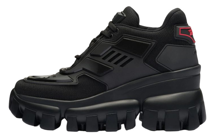 (W) Prada Cloudbust Thunder Mid Top Sneakers 'Black'