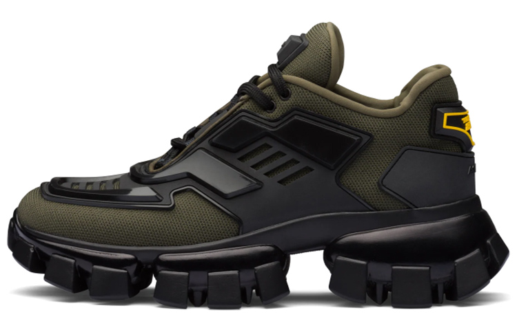 (W) Prada Cloudbust Thunder Sneakers 'Olive Green'