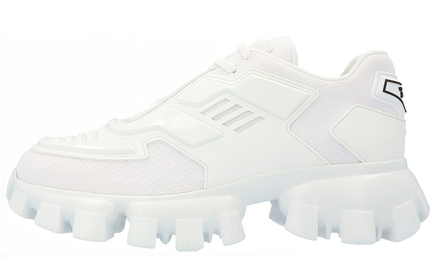 (W) Prada Cloudbust Thunder Sneakers 'White'