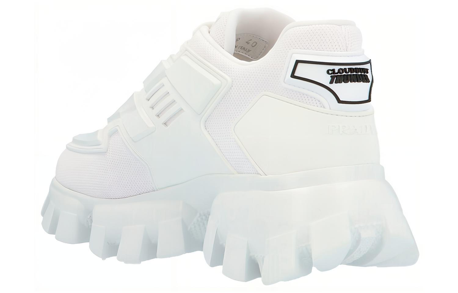 (W) Prada Cloudbust Thunder Sneakers 'White' 圖 4