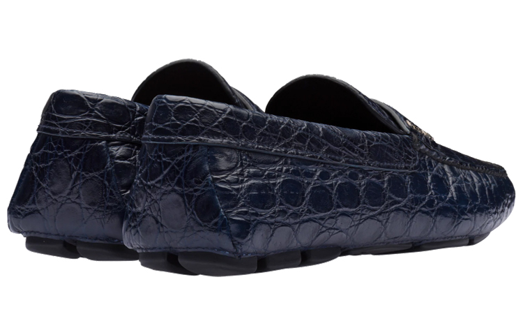 (W) Prada Crocodile Leather Loafer 'Blue' 圖 3