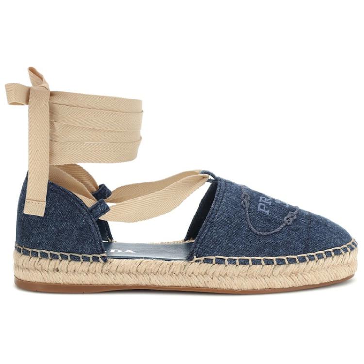 Order (W) Prada Denim Instapper Casual Schoen Blauw ''Fashion'' 1S257L_3V46_F0008