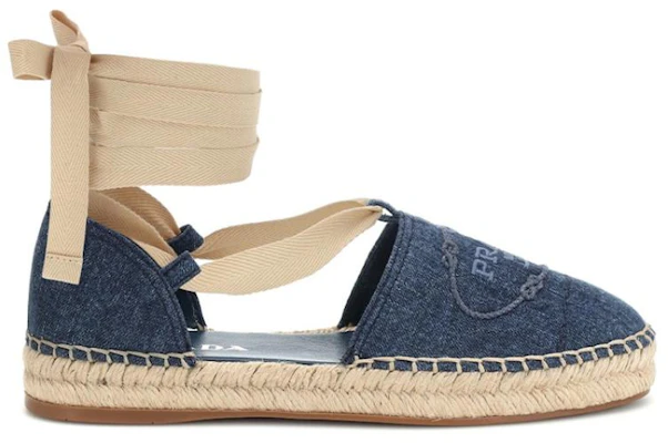 (W) Prada Denim Instapper Casual Schoen Blauw ''Fashion'' 1S257L_3V46_F0008 Order (W) Prada Denim Instapper Casual Schoen Blauw ''Fashion'' 1S257L_3V46_F0008