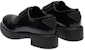 (W) Kasut Prada Derby 50mm Kulit Hitam Berkilat 1E877M_055_F0002_F_B050