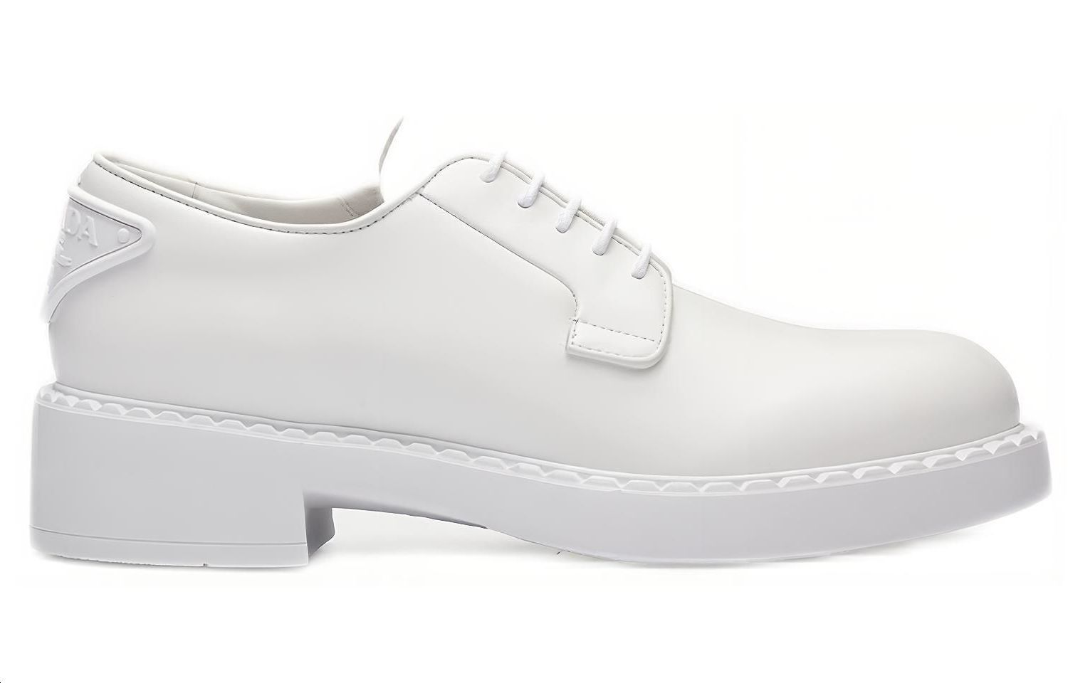 (W) Prada Derby 'Patent Leather White' 圖 2