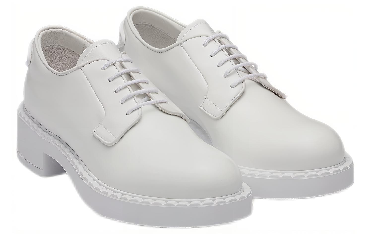 (W) Prada Derby 'Patent Leather White' 圖 3