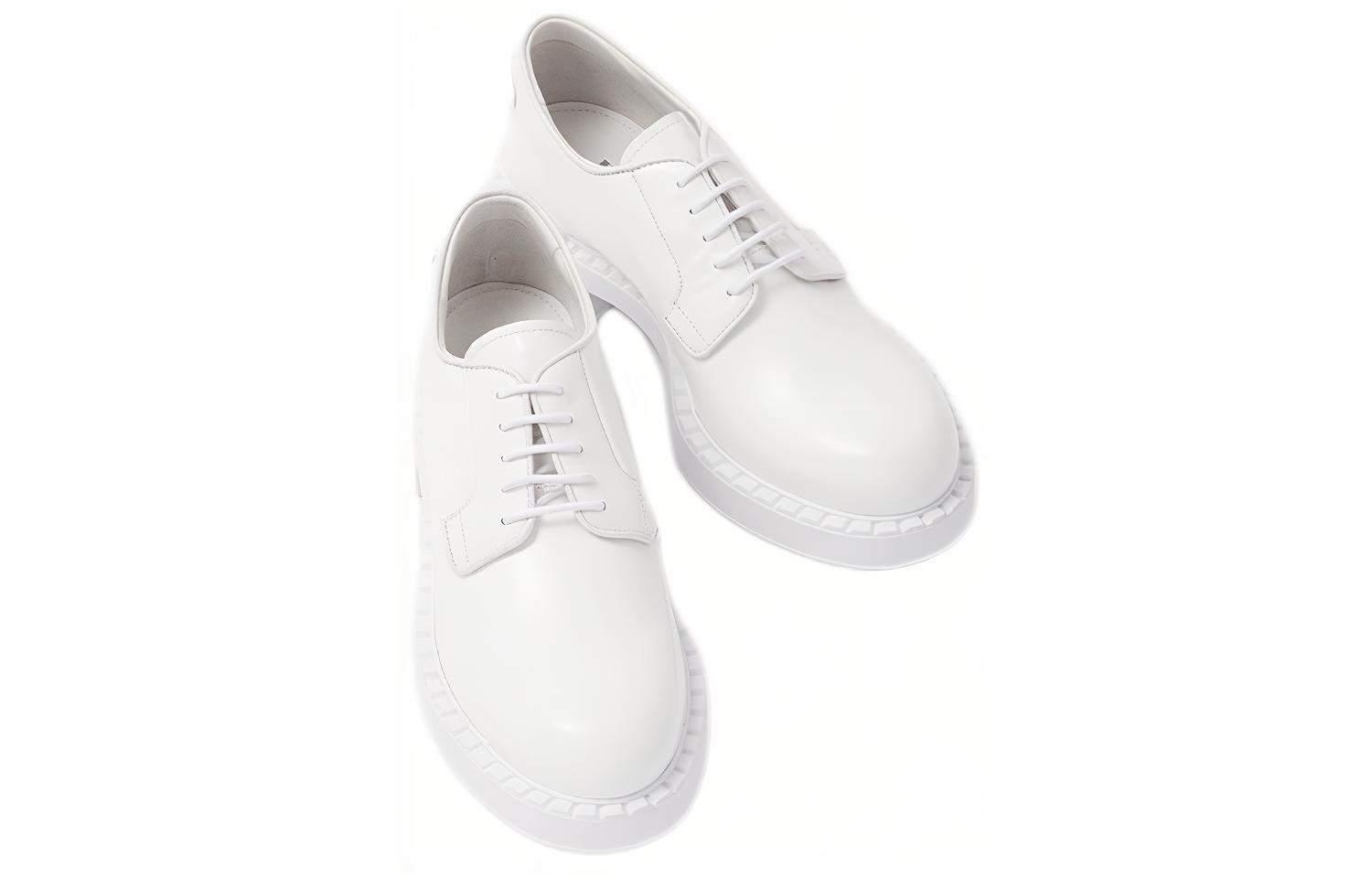 (W) Prada Derby 'Patent Leather White' 圖 4