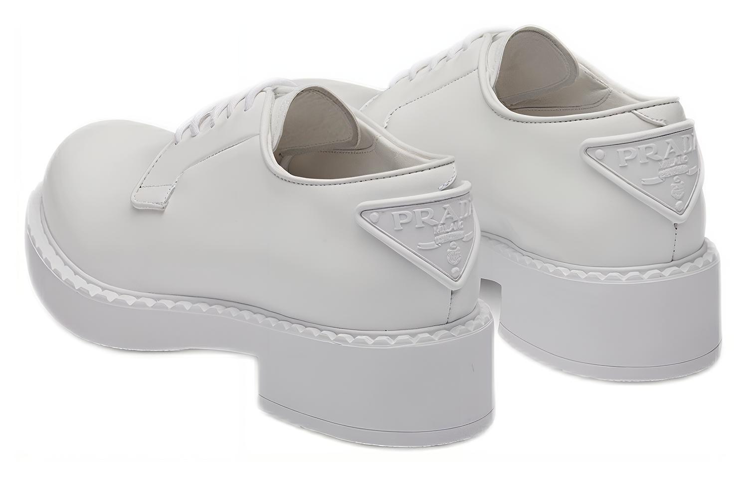 (W) Prada Derby 'Patent Leather White' 圖 5
