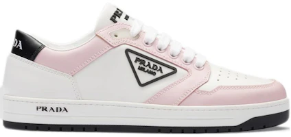 Order PRADA District 皮革 穿孔運動 時尚板鞋 女款 白粉色
