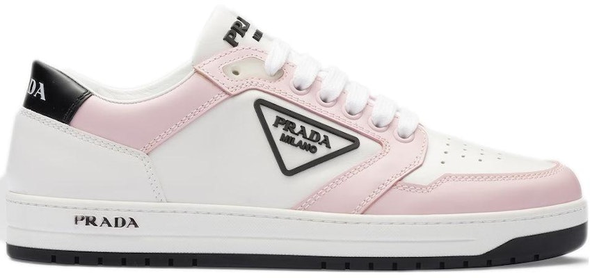 (W) Prada District Sneaker Putih Merah Jambu Kulit Berlubang 1E790M_3LJ6_F0D8U_F_030 Order (W) Prada District Sneaker Putih Merah Jambu Kulit Berlubang 1E790M_3LJ6_F0D8U_F_030