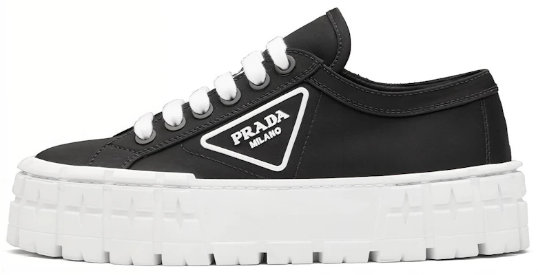 PRADA 尼龍 華達呢 輕便低筒 時尚板鞋 女款 黑色 Buy PRADA 尼龍 華達呢 輕便低筒 時尚板鞋 女款 黑色