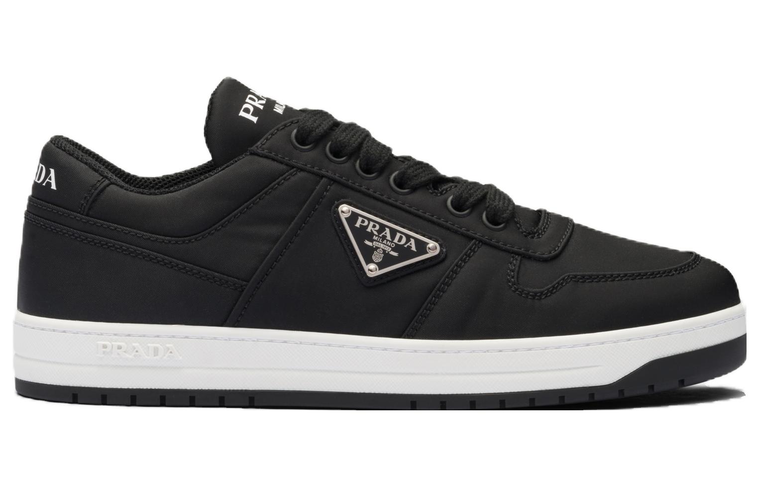 (W) Prada Double Wheel Re-nylon Gabardine Sneakers 'Black' 圖 2