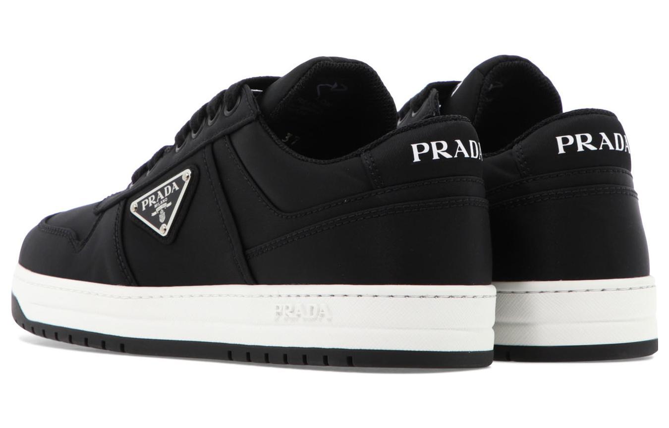 (W) Prada Double Wheel Re-nylon Gabardine Sneakers 'Black' 圖 5