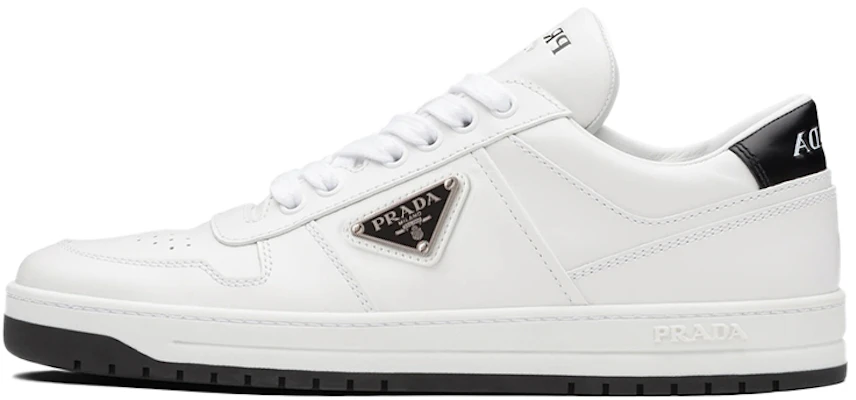 (W) 普拉达市区镂空皮革运动鞋 '白黑' 1E792M_3LJ6_F0964_F_030 Buy (W) 普拉达市区镂空皮革运动鞋 '白黑' 1E792M_3LJ6_F0964_F_030