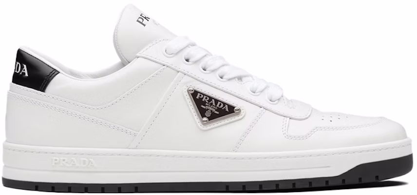 (W) 普拉达市区镂空皮革运动鞋 '白黑' 1E792M_3LJ6_F0964_F_030 Order (W) 普拉达市区镂空皮革运动鞋 '白黑' 1E792M_3LJ6_F0964_F_030
